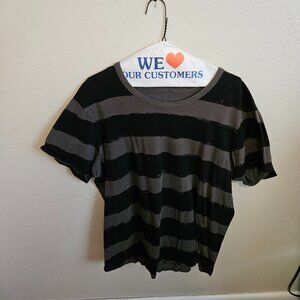 Rude XXX Olive/Black Stripe T-Shirt